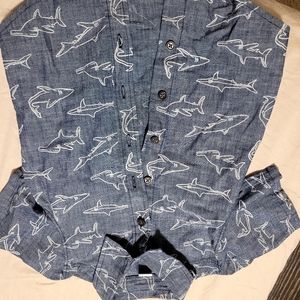 Toddler boys button up shirt